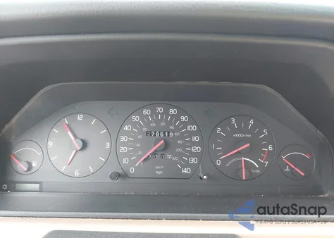 1991 Volvo 740 Se from USA, damaged, VIN YV1FA8753M2334311